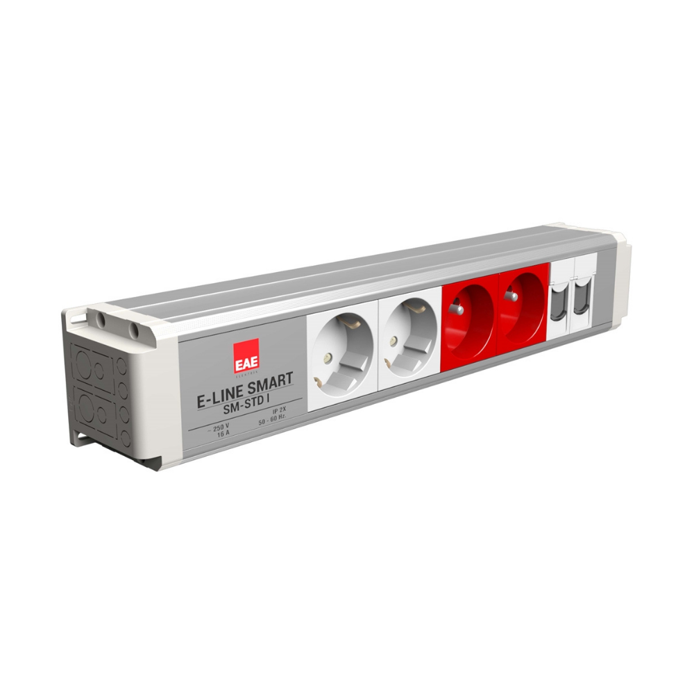 EAE priz bloğu 3404702 SM-STD masaüstü 2 şebeke 2 UPS 2 data