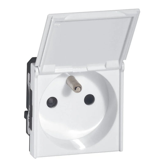 Legrand UPS priz 278149L kapaklı otomatik 16A 250V 2M beyaz