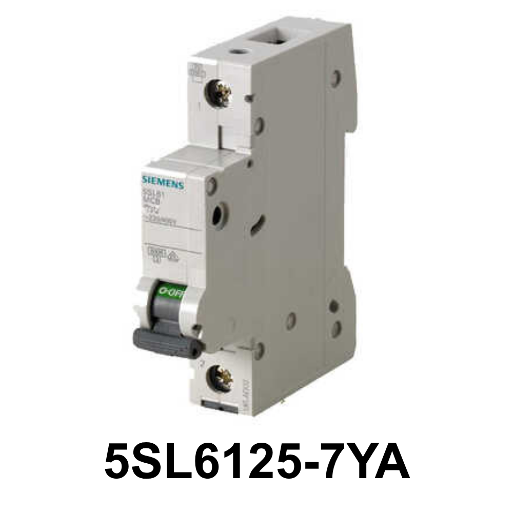 Siemens otomatik sigorta 5SL6125-7YA 1P 25A C tipi 6kA