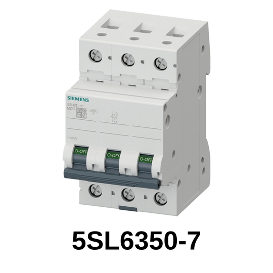 Siemens otomatik sigorta 5SL6350-7 3P 50A C tipi 6kA